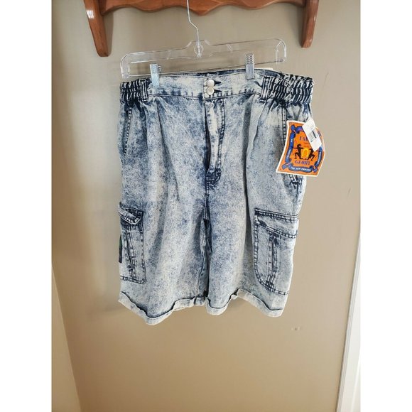 Vintage NWT Faded Glory Bleached Shorts, Size 36